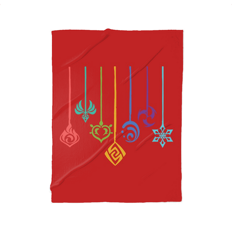 Element Symbol, Genshin Impact Fleece Blanket