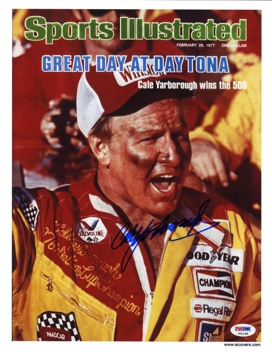 Cale Yarborough SIGNED Sports Illustrated Print NASCAR LEGEND PSA/DNA AUTOGRAPH