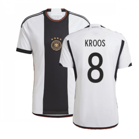 Deutschland Toni Kroos 8 Home Tirkot WM 2022