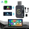 Wired To Wireless Carplay & Android Auto 2 in 1 Dongle Auto Connect Mini Adapter