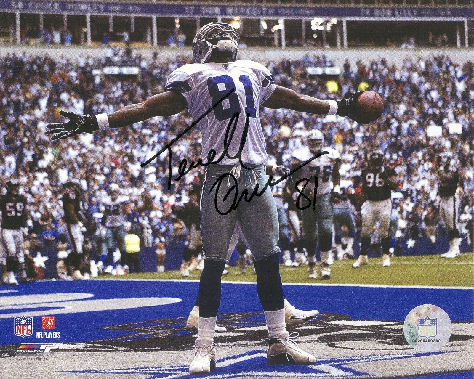 TERRELL OWENS - COWBOYS Autographed Signed 8x10 Reprint Photo Poster painting!