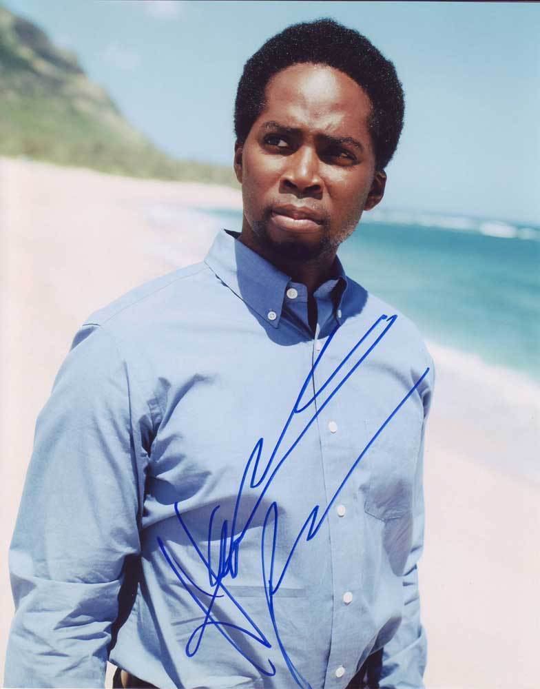 Harold Perrineau Jr AUTHENTIC Autographed Photo Poster painting SHA #86506