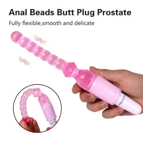 pornhint Pornhint Anal Sex-toys for Women Men Couple Vibrating Butt Plug Beads Adult Toy Massager