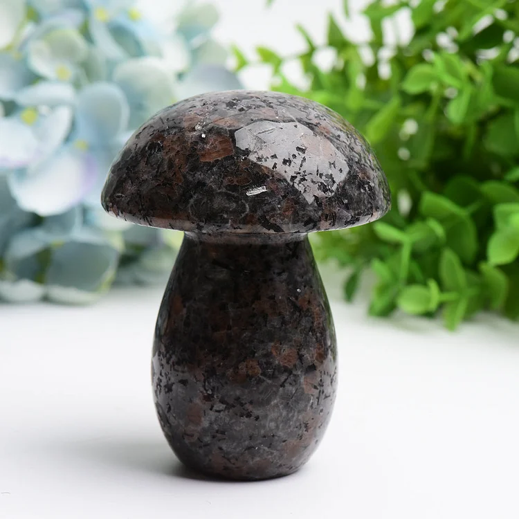 2.2"-3.8" Yooperlite Mushroom Crystal Carving