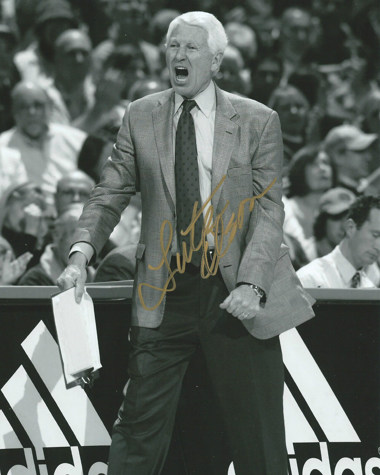 **GFA University of Arizona *LUTE OLSON* Signed 8x10 Photo Poster painting O1 COA**