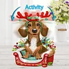 Acryl Weihnachten Hund Katze - 5d DIY Handwerk Ornament