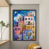 Colorful Cabin-11CT Stamped Cross Stitch 45*60cm/17.72*23.62in(Big Size)
