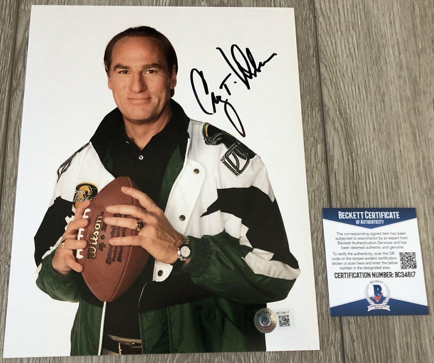 CRAIG T. NELSON SIGNED AUTOGRAPH COACH 8x10 Photo Poster painting & BECKETT BAS COA