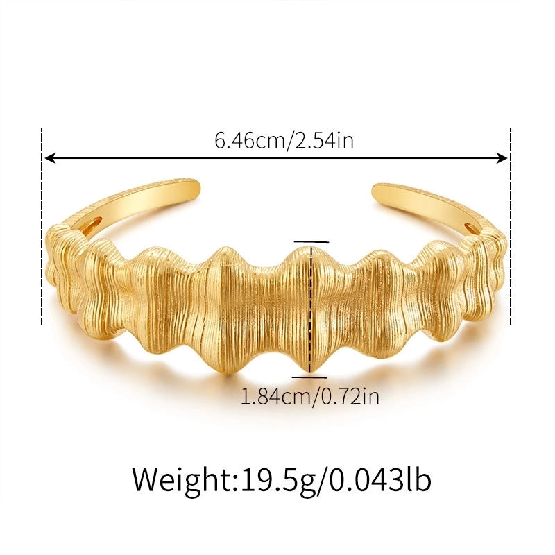 Copper Waves Bangle