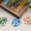 DIY Mosaic Art Wooden World Famous Painting Series Ornaments A4 Photo Frame Painting Material Package Handmade Design Gift Kit