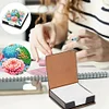 Bird Leather Diamond Art Note Box with 160 Sheets of Paper for Beginners