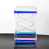 Creatived Dripping Oil Slide Hourglass Motion Bubble Stress Reliever Toys Home Decor Desktop Accessories Decoration Kids Gift