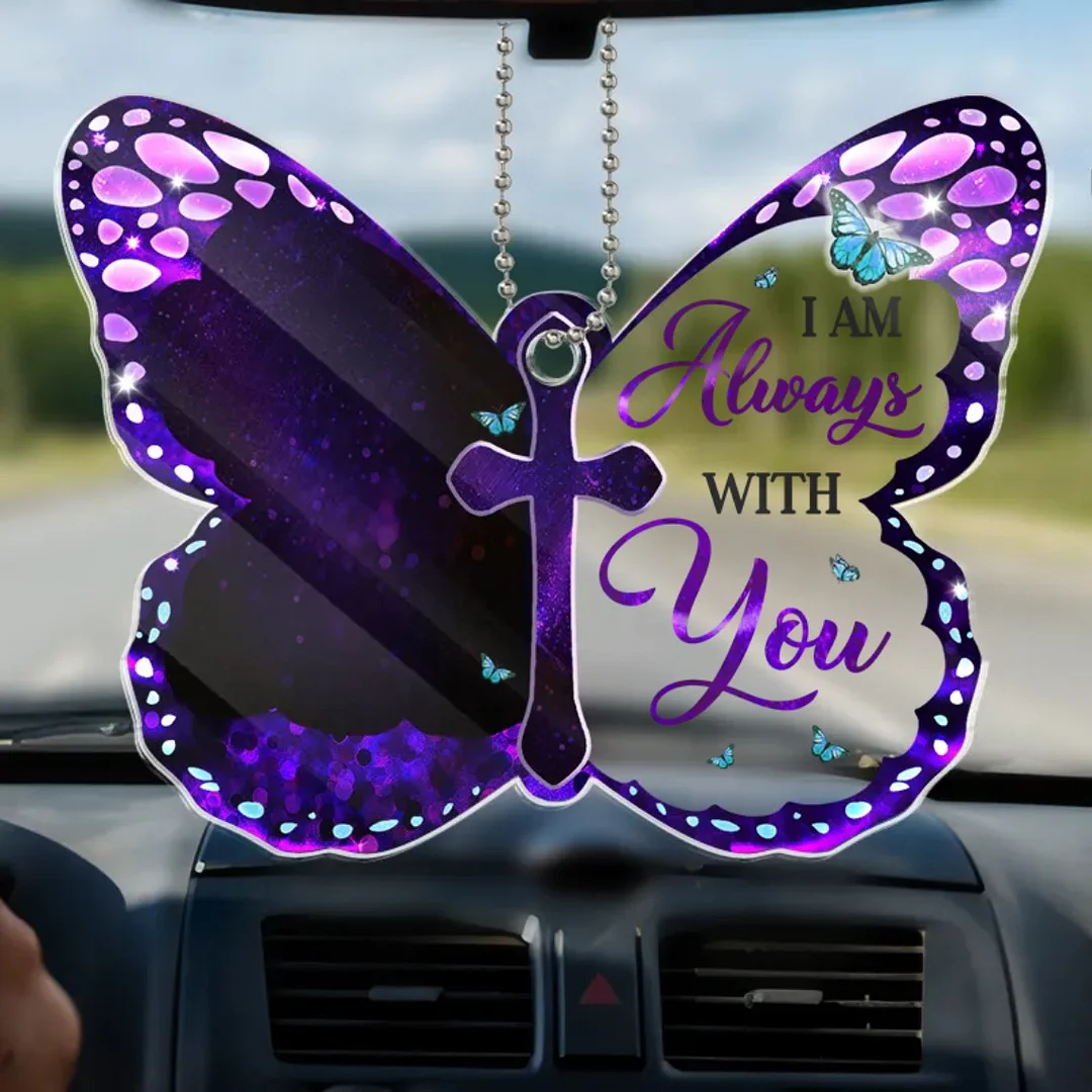 Custom Photo Your Wings Were Ready - Memorial Personalized Custom Car Ornament - Acrylic Custom Shaped - Sympathy Gift For Family Members