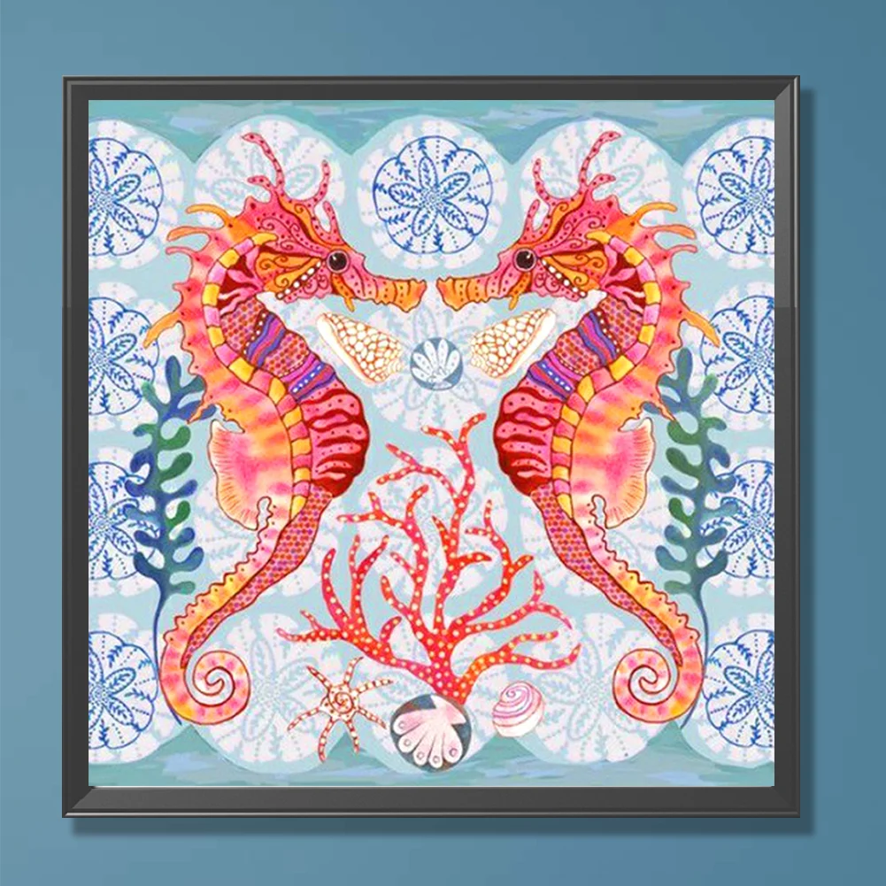 DIY Paint By Number 40*40cm - Seahorse