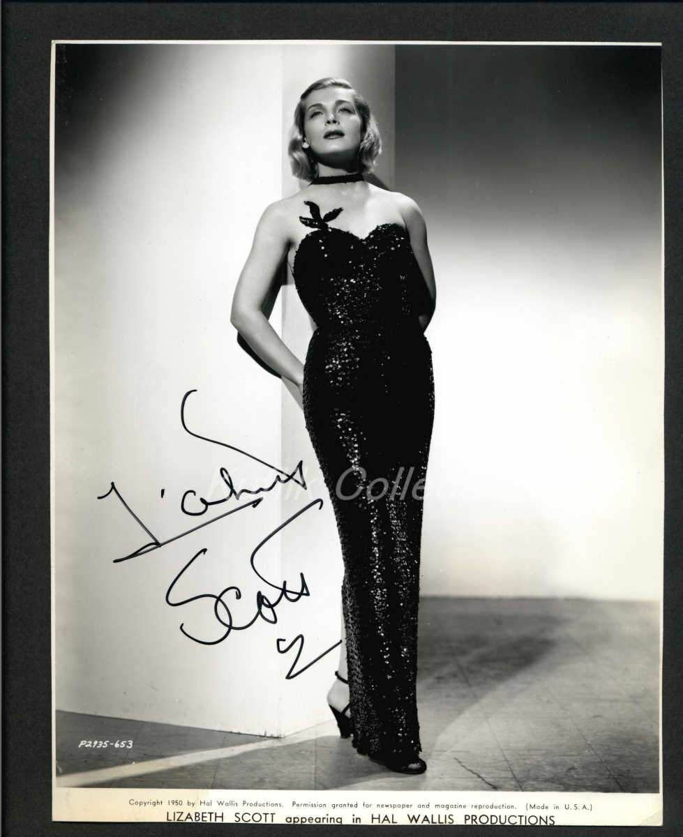 Lizabeth Scott - Signed Vintage Celebrity Autograph Photo Poster painting - Dark City