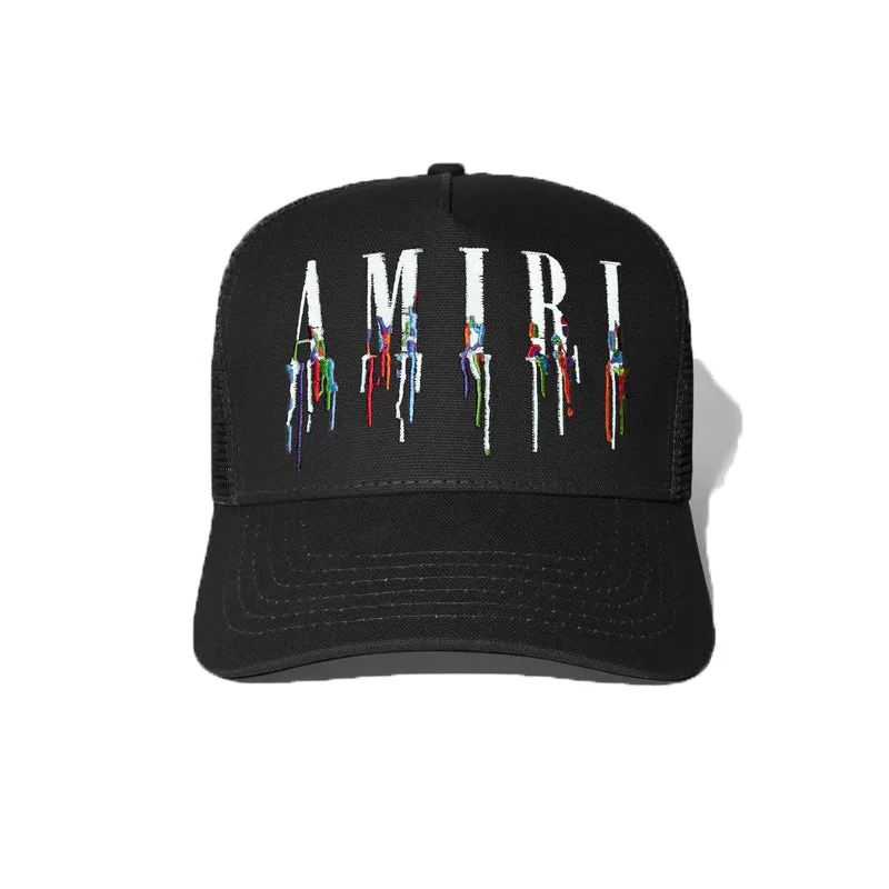 Amiri Paint drip core logo hoodie - black 