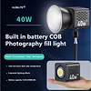 40-Watt Handheld COB Fill Light, Ddual Color Temperature, Built-In Battery, Compact, Portable, High-Power Llive Broadcast Film And Television Photography Light