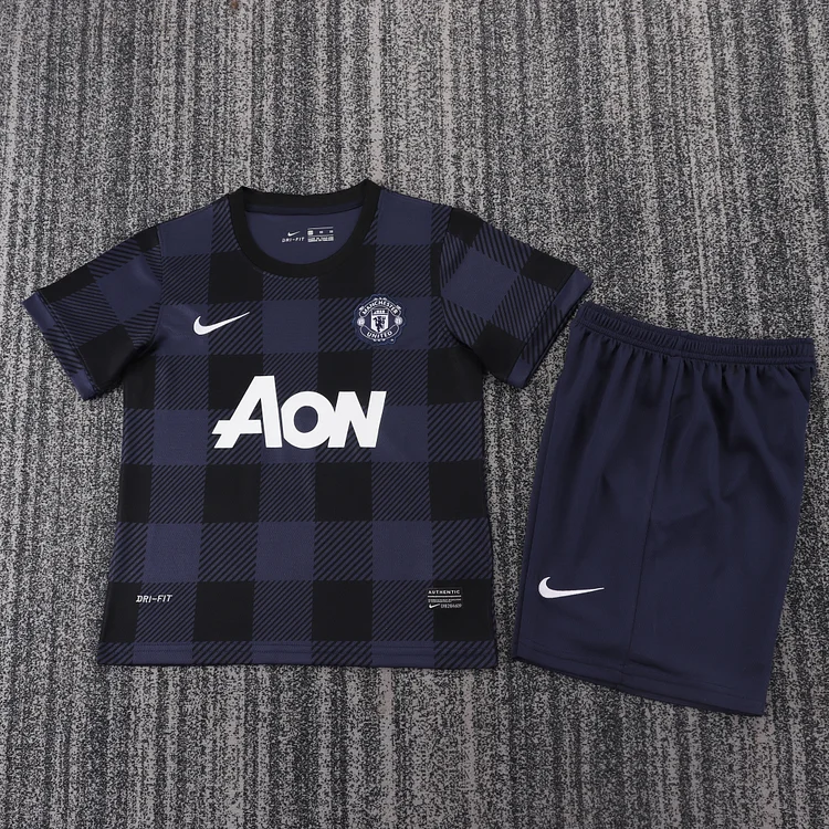 2013-14 Manchester United Away Retro Shirt - Kids Sizes