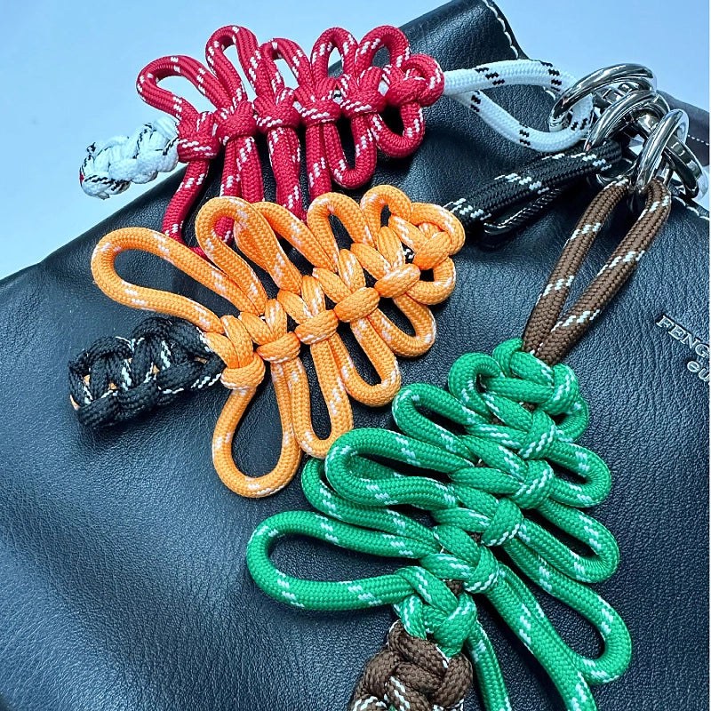 New Arrival Christmas Tree Gift Hand-Woven Bag Package Pendant Christmas Hanging Decoration Mobile Phone Strap Keychain Ornaments