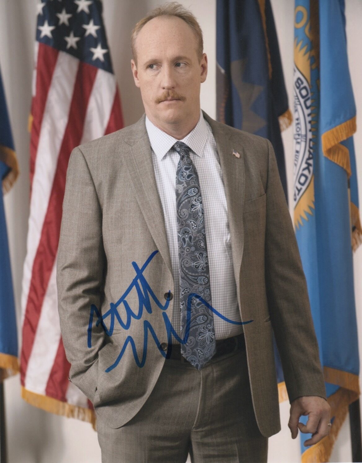 GFA VEEP TV Series * MATT WALSH * Signed 8x10 Photo Poster painting M1 PROOF COA