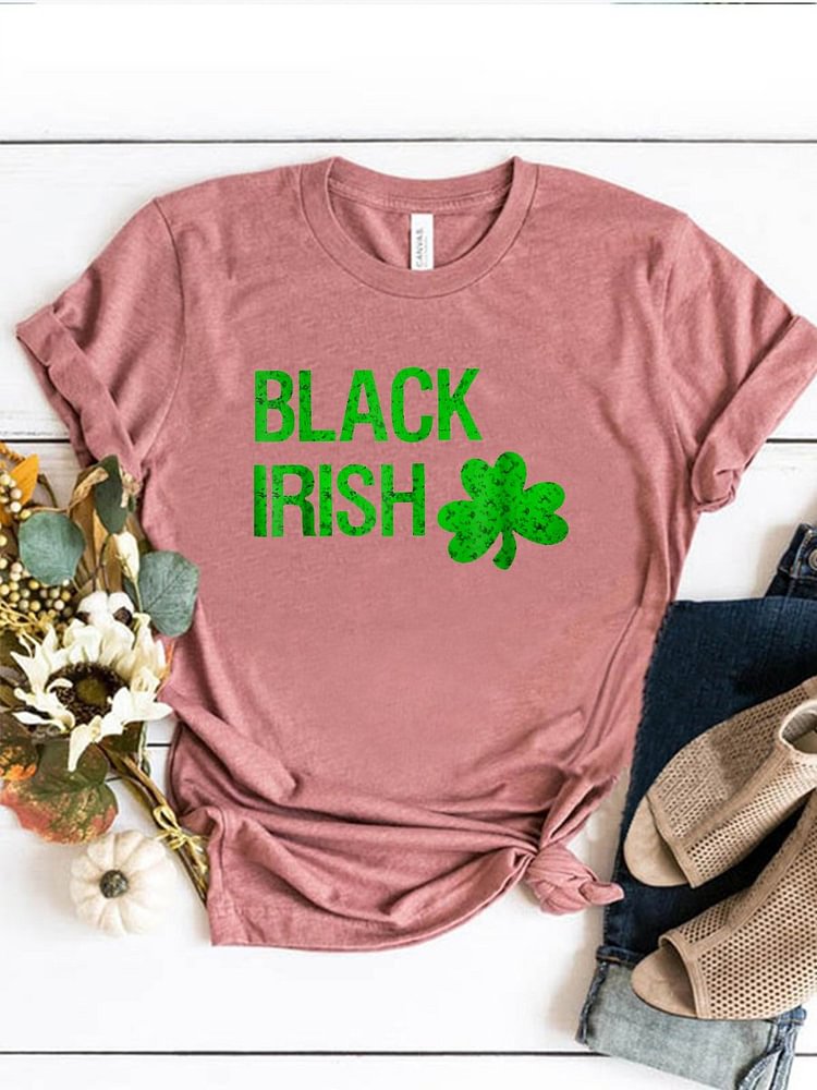 Bestdealfriday Black Irish Women's T-Shirt