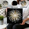 Fireworks DIY Pearl Diamond Art Kit for Adults Home Decor 25x25cm With Frame