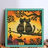 Bead Embroidery - Full Printed 9CT Cats(20x20 CM)