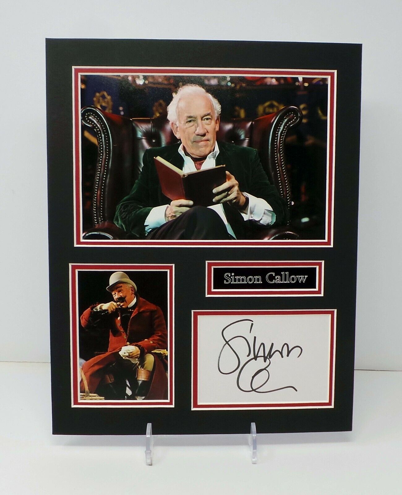 Simon CALLOW Signed & Mounted Photo Poster painting Display AFTAL RD COA English Actor Director