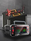 12V/24V Car Battery Charger 10A/5A Smart Motorcycle Battery Charger Large Screen