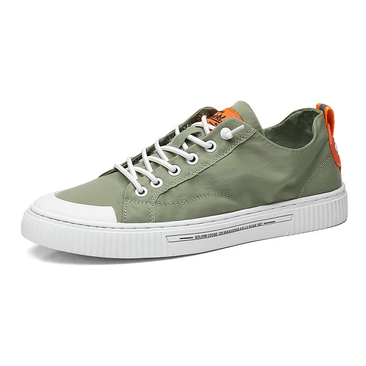 Damulin British Style Man Canvas Shoes Youth Teenage Casual Sneakers Men Vulcanized Shoes Handmade Skateboard Footwear Leisure Walk Flat