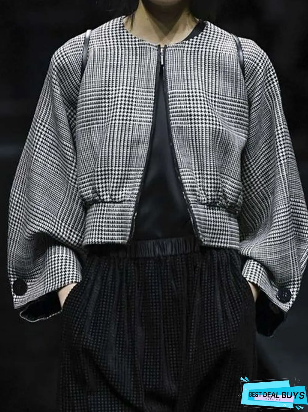 Elegant Long Sleeve Chic Outerwear