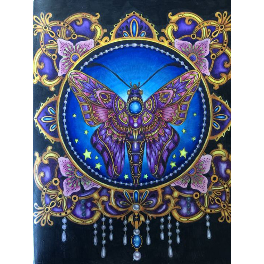 

Butterfly - Round Drill Diamond Painting - 30*40CM, 501 Original