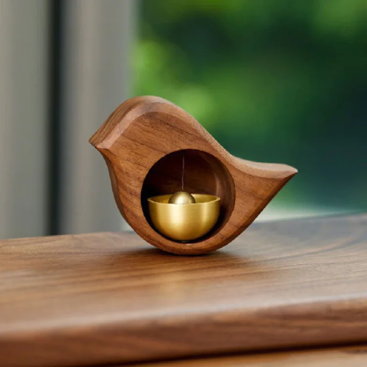 Handmade Wooden Cute Bird Doorbell | 168DEAL