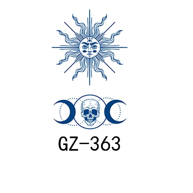 Net Red Herbal Juice Tattoo Sticker Semi-permanent Waterproof Sweat-proof Tattoo Masking Scar Temporary Tattoo