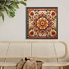 (40*40cm)Flower Mandala - Full Round Drill Diamond Painting
