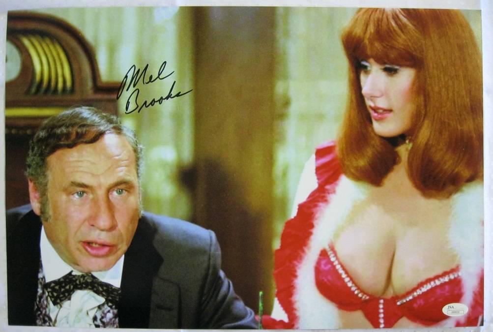 Mel Brooks Signed Blazing Saddles 12x18 Autograph Photo Poster painting Auto JSA Authentic COA