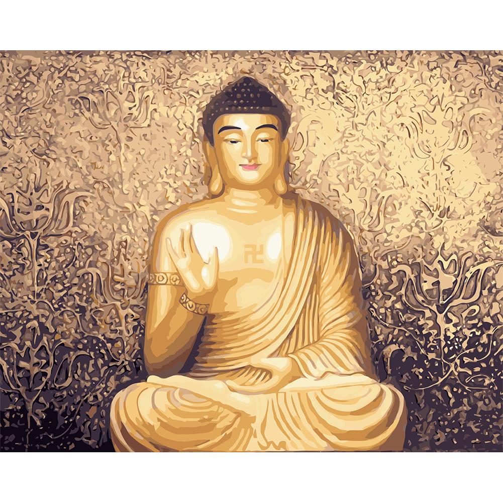 

40x50cm - Paint By Numbers Smile Buddha, 501 Original