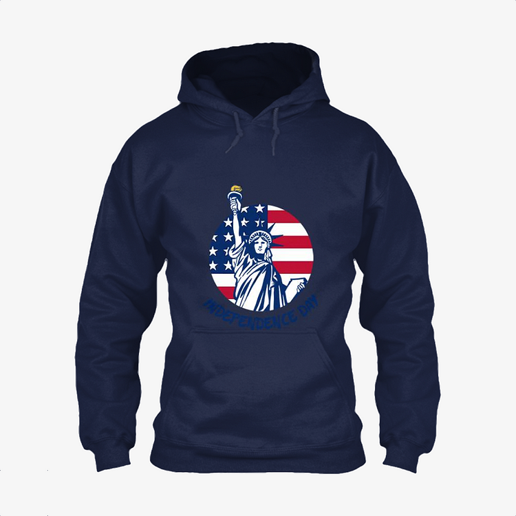 Statue Of Liberty, Independence Day Classic Hoodie