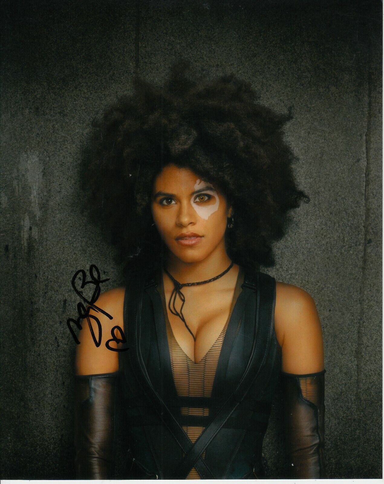 ZAZIE BEETZ SIGNED DEADPOOL Photo Poster painting UACC REG 242 (2)