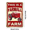Tractor - Metal Tin Signs(8*12Inch/12*16Inch) - Garage&Transport