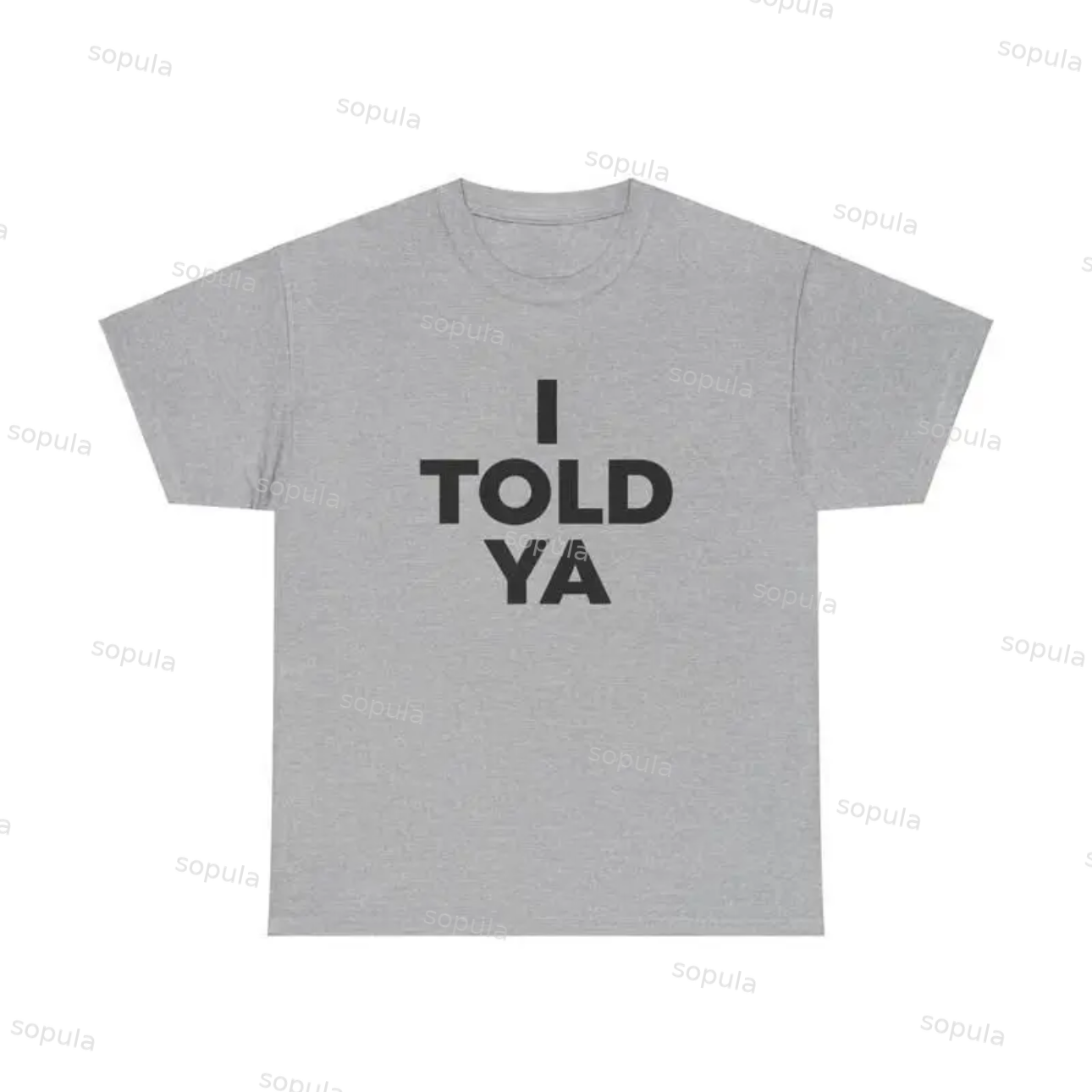 Sopula I Told Ya Graphic Cotton Challengers Tee - SOPULA