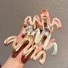 8PCS Large Tie-dye Waving Hair Claws
