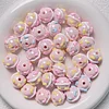 Cute Macarone Acrylic Beads DIY Bracelet Key Bag Chain
