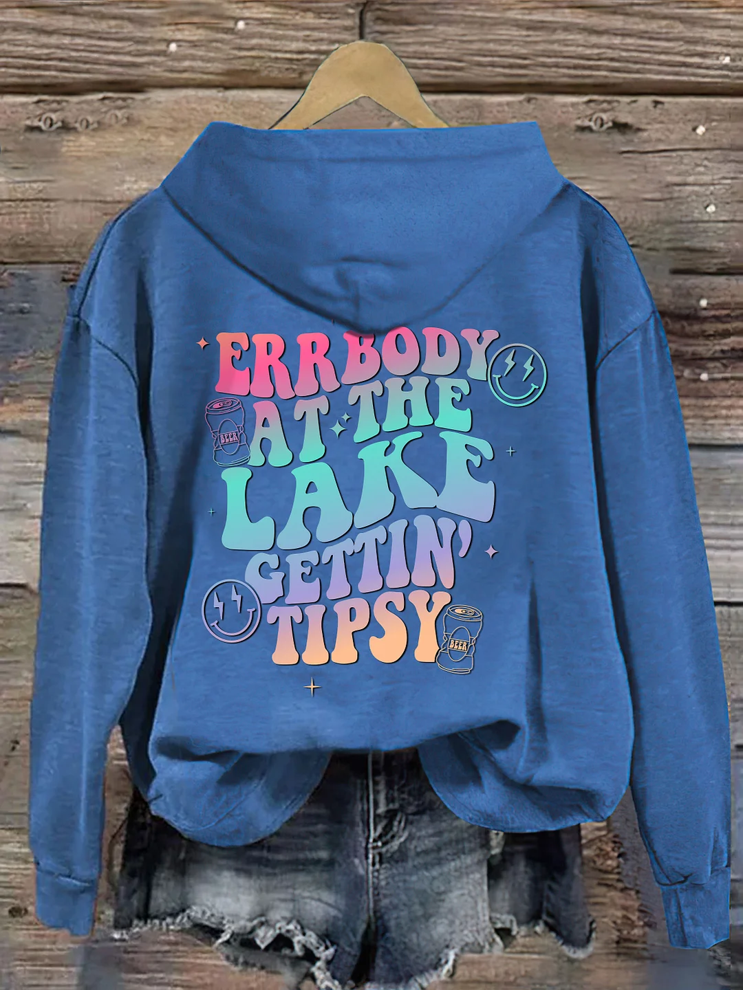 Errbody At The Lake Gettin Tipsy Hoodie