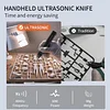 Handheld Ultrasonic Cutter,Patented Non-Slip Grip,40 Replacement Blades,30W 40KHz High-Precision Ultrasonic Cutting Knife for Plastic, Resin, Carbon Fiber,3D Print Models & More
