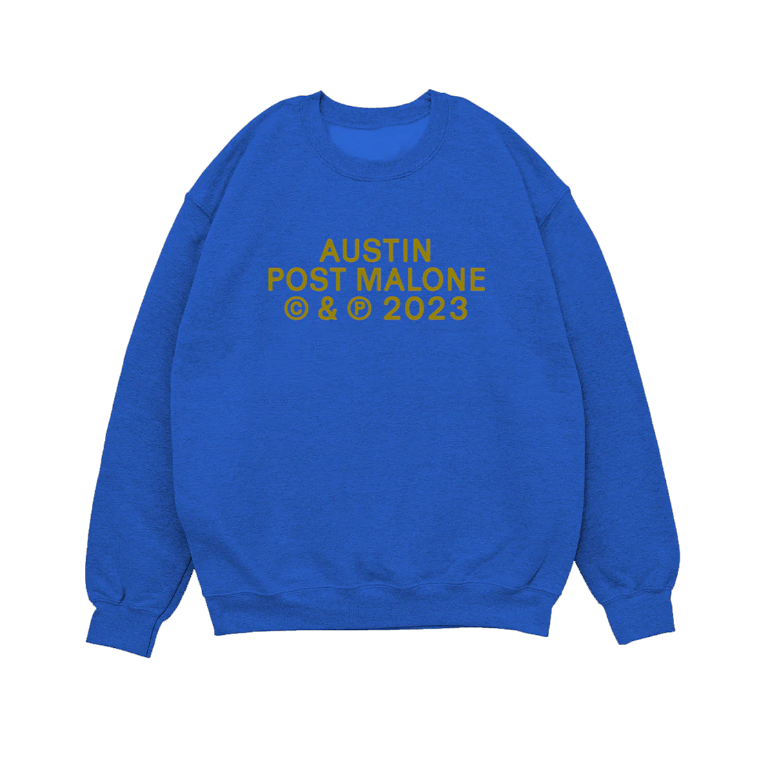 Post Malone Blue Tour Crewneck 