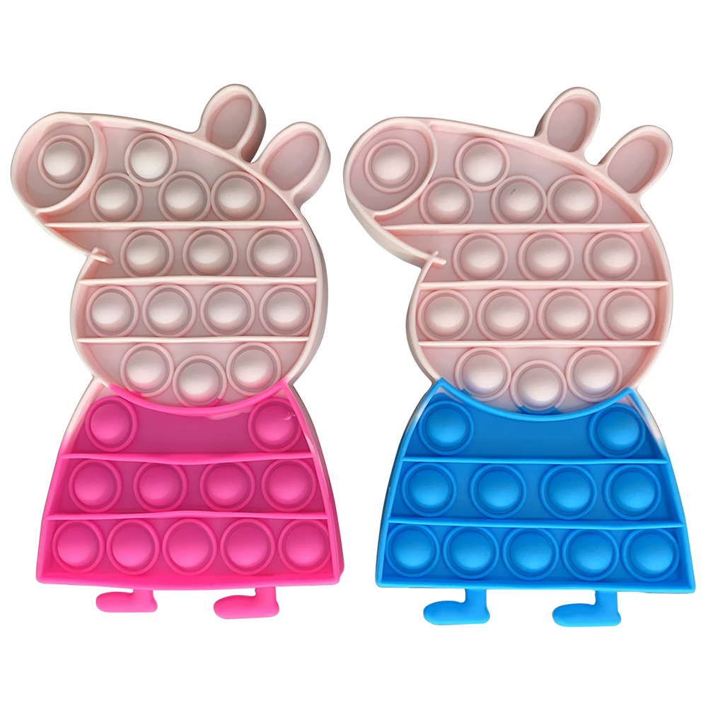 

Pig Silicone Push Bubble Fingertip Toys Anti-Stress Decompression Crafts, 501 Original