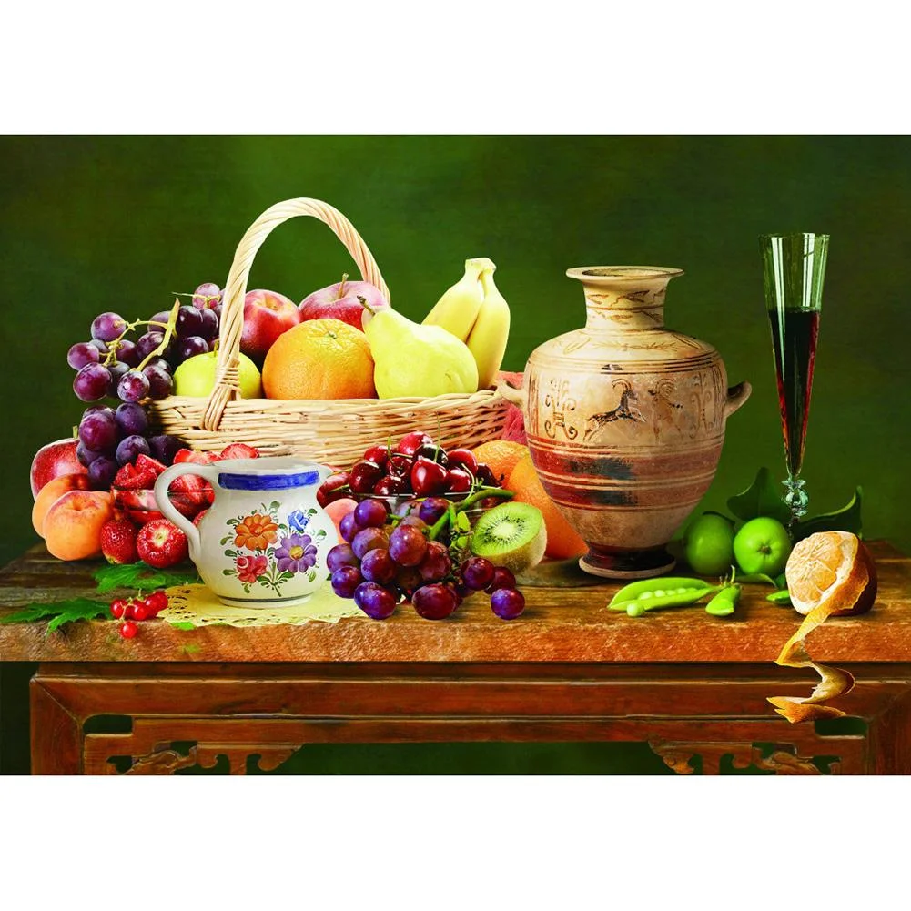 Colorful Fruits - Full Round - Diamond Painting