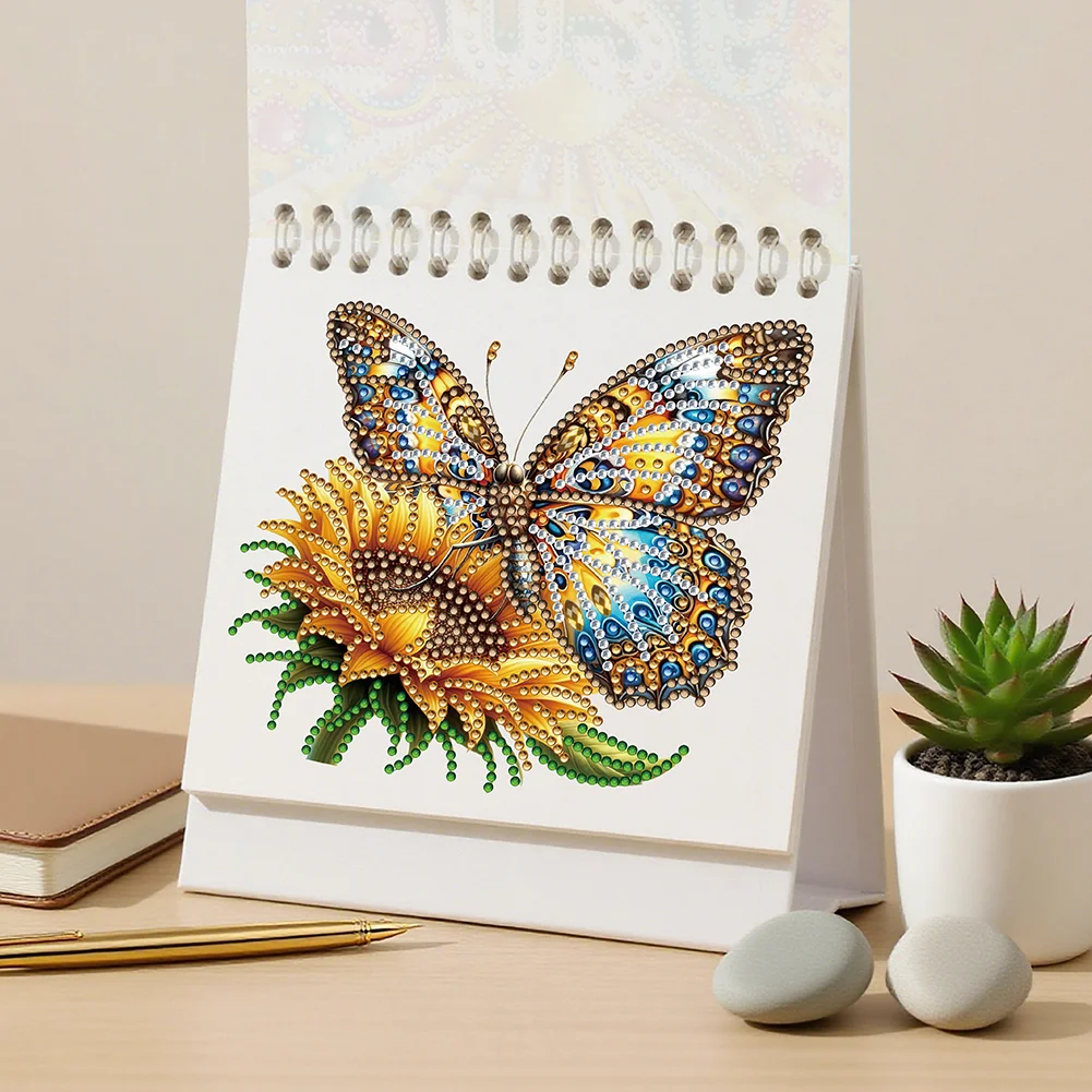 5D/DIY Diamond Painting Calendar Kit Partial Drill Diamond Art Paper Calendar