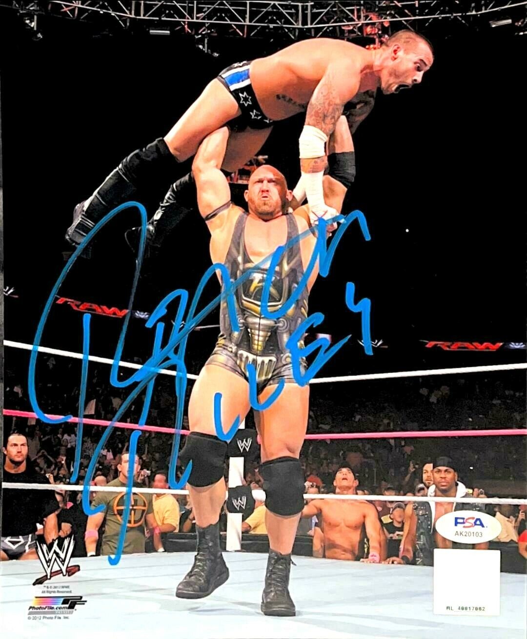 WWE RYBACK HAND SIGNED AUTOGRAPHED RYBACK RULES 8X10 Photo Poster paintingFILE WITH PROOF COA 14